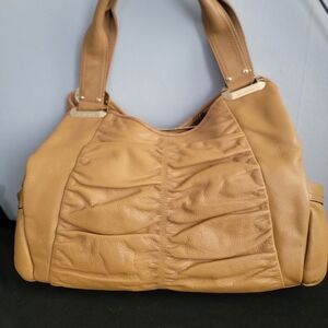 Elegant Tan Leather Handbag